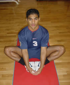 Groin stretch (intermediate)