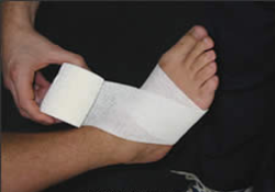 Preventative Full Ankle Strapping - Step 2