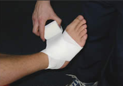 Preventative Full Ankle Strapping - Step 4