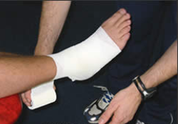 Preventative Full Ankle Strapping - Step 10