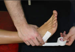 Plantar fascia taping - step 3