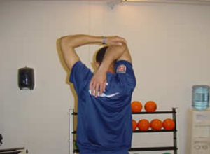 Shoulder & tricep stretch