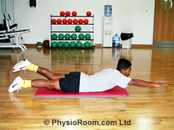 Photo: back extensor and gluteal exercise