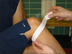 preventative full ankle strapping