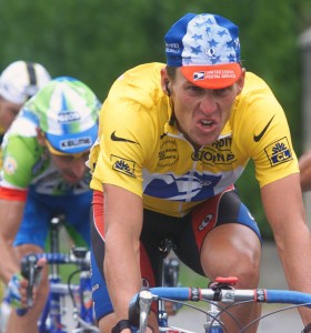 Photo Credit: http://cycling-passion.com/2012/10/31/velo-dor/lance-armstrong-1999-tour-de-france/