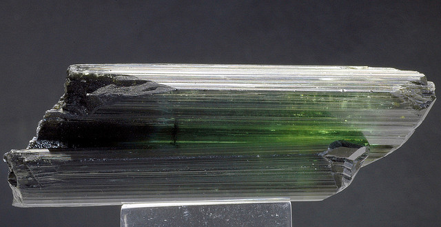 A Tourmaline crystal - Image courtesy of Jeff-o-matic