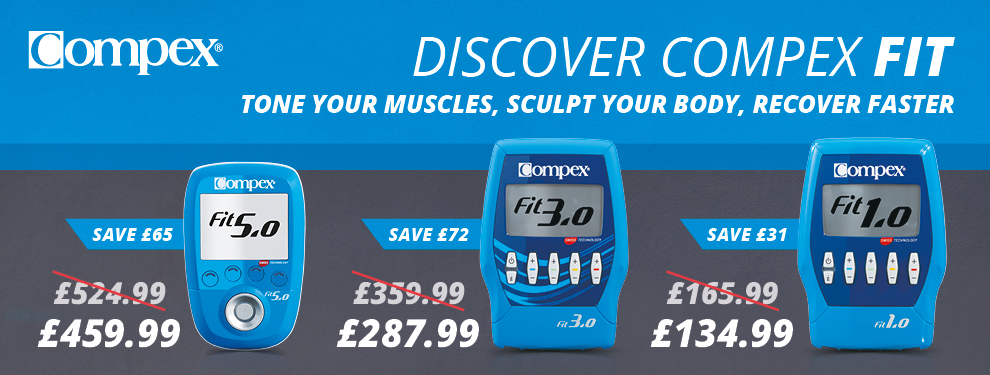 Check out our discounted deals on Compex Muscle Stimulators!