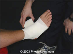 Ankle Sprain Taping